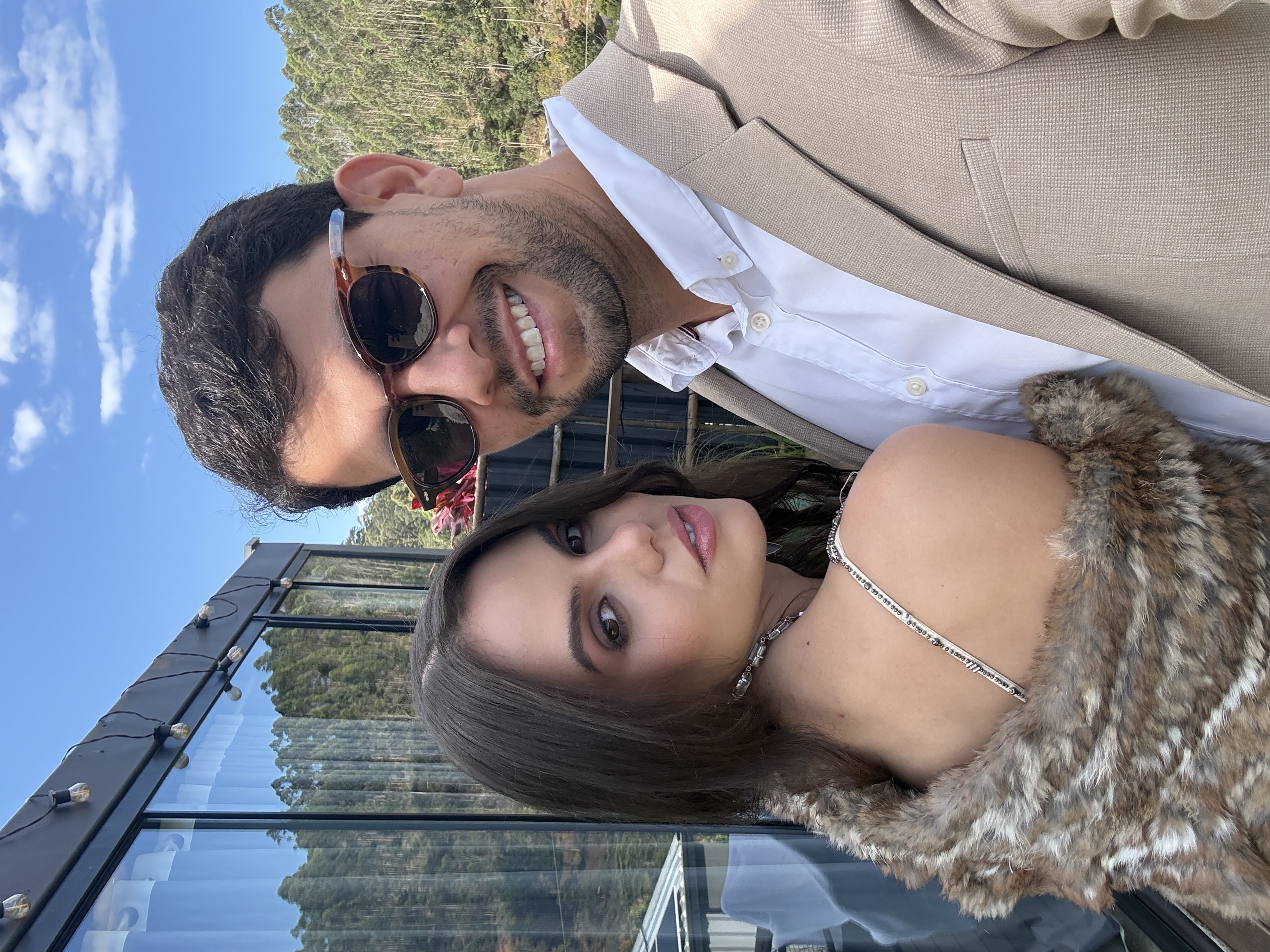 Selfie do casal